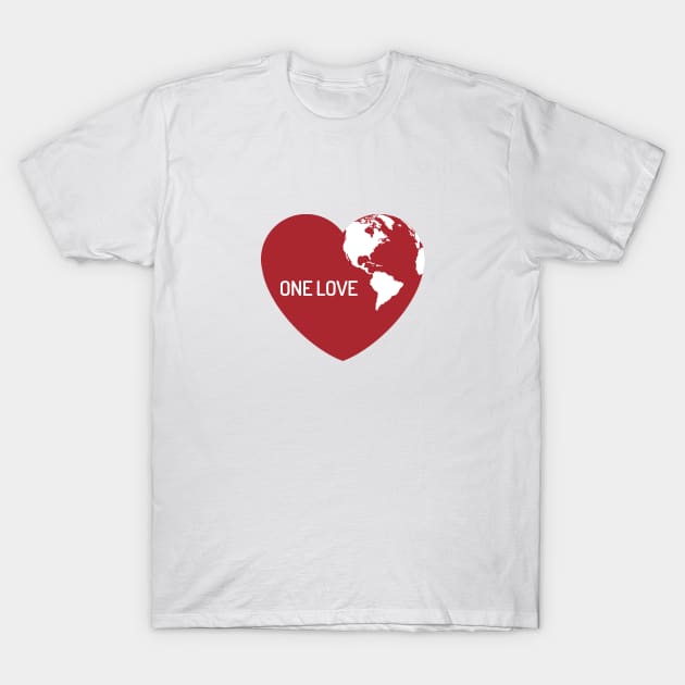 Earth Day - One Love T-Shirt by Flint Phoenix